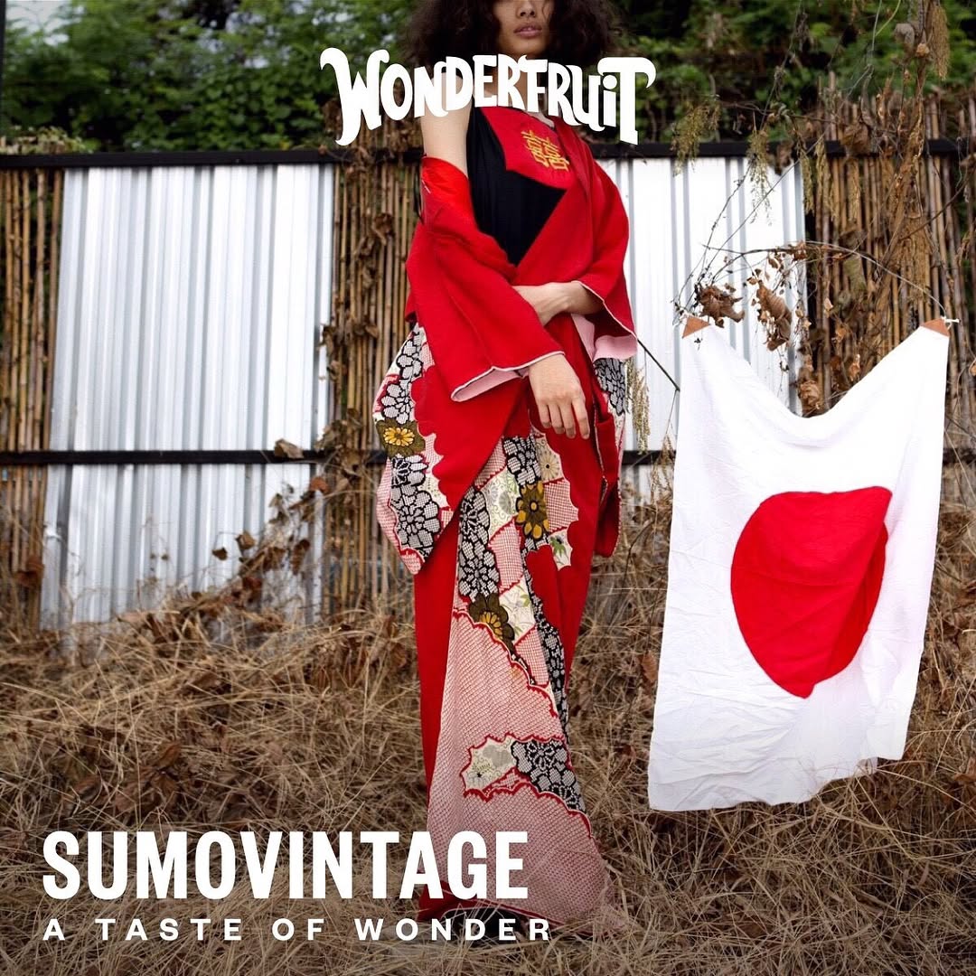 Customer wearing Sumo Vintage